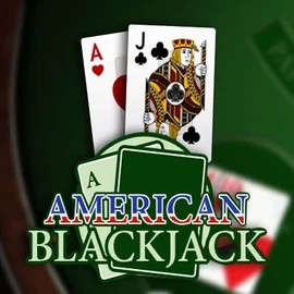 American Blackjack logo by Habanero at Wolf Casino