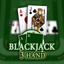 Blackjack 3H (Habanero) slot visual from Habanero available on wolfscasino.es
