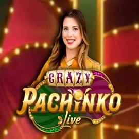 Crazy Pachinko logo by Evolution at Wolf Casino