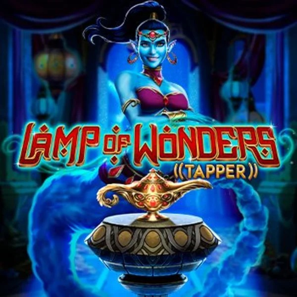 Lamp Of Wonders Tapper by Greentube, showcased at wolfscasino.es – game logo