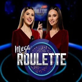 Official Live Casino logo: Mega Roulette by Pragmatic Play at Wolf Casino